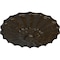 Ekena Millwork Shakuras Ceiling Medallion (Fits Canopies up to 1 3/8"), 9"OD x 1 3/8"P, Stone Hearth Crackle CM09SHSHC - alternate 3